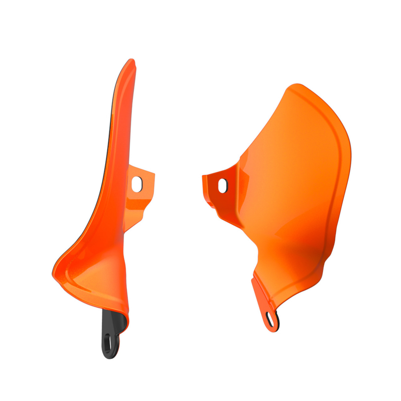 Wicked Orange Pearl MID-FRAME AIR DEFLECTORS HEAT SHIELD FOR '18-'23 HARLEY SOFTAIL