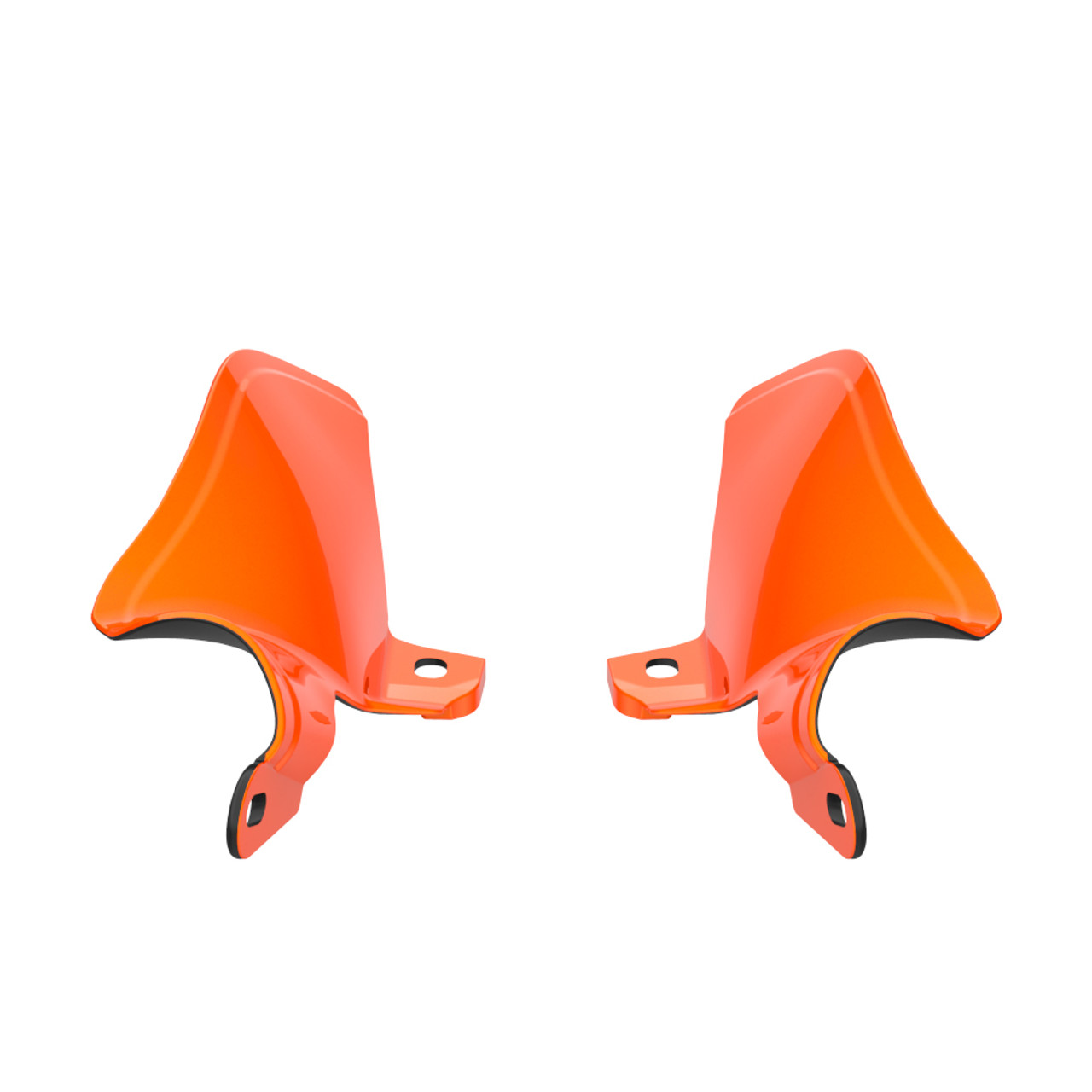 Wicked Orange Pearl MID-FRAME AIR DEFLECTORS HEAT SHIELD FOR '18-'23 HARLEY SOFTAIL