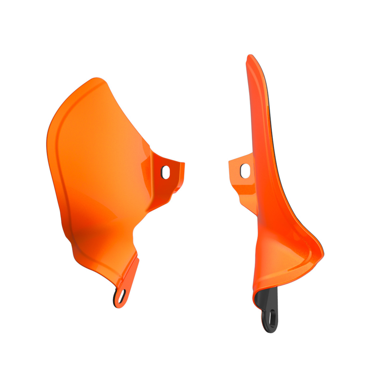 Wicked Orange Pearl MID-FRAME AIR DEFLECTORS HEAT SHIELD FOR '18-'23 HARLEY SOFTAIL