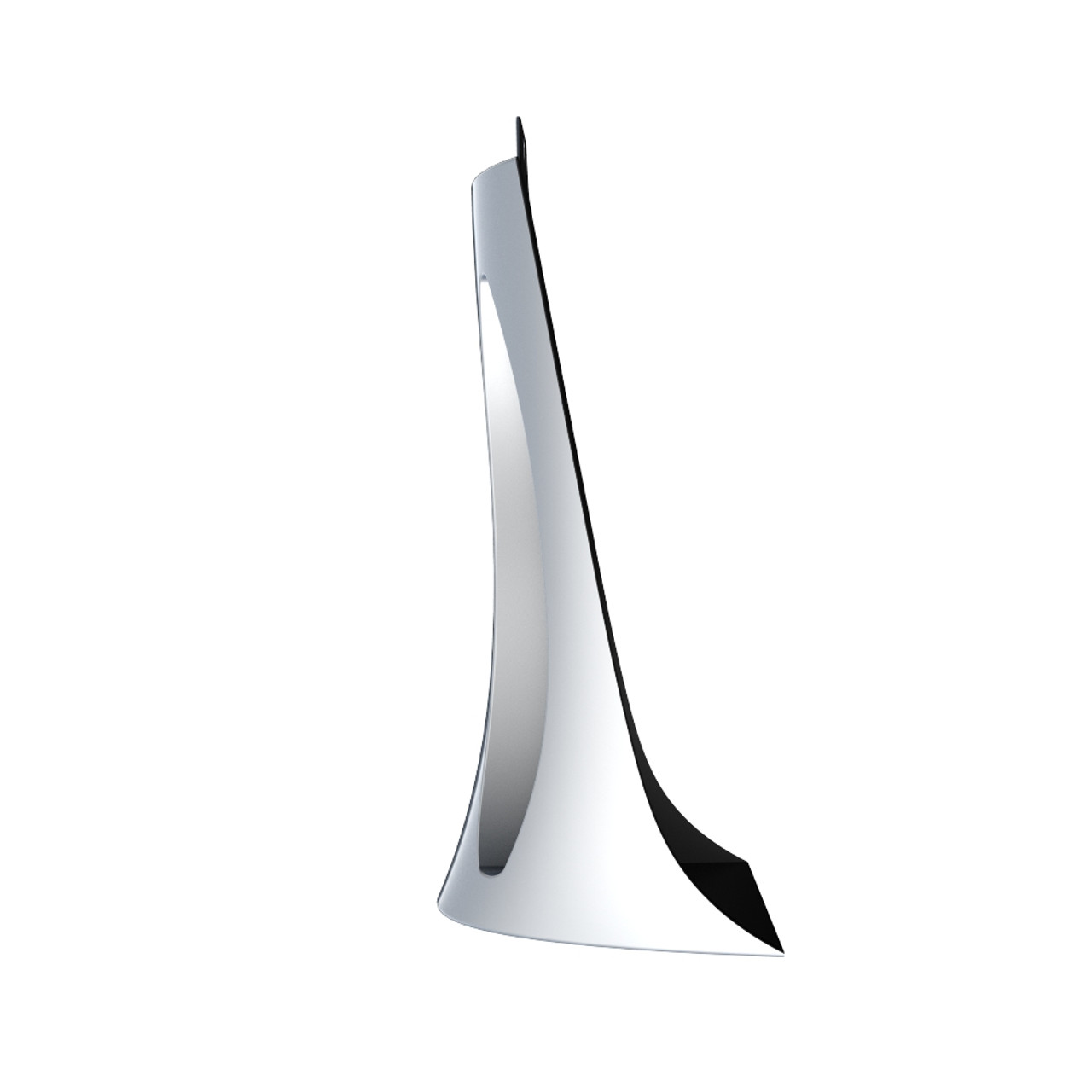 Barracuda Silver ABS PLASTIC CHIN SPOILER FOR  M8 HARLEY Lower Rider Street Bob