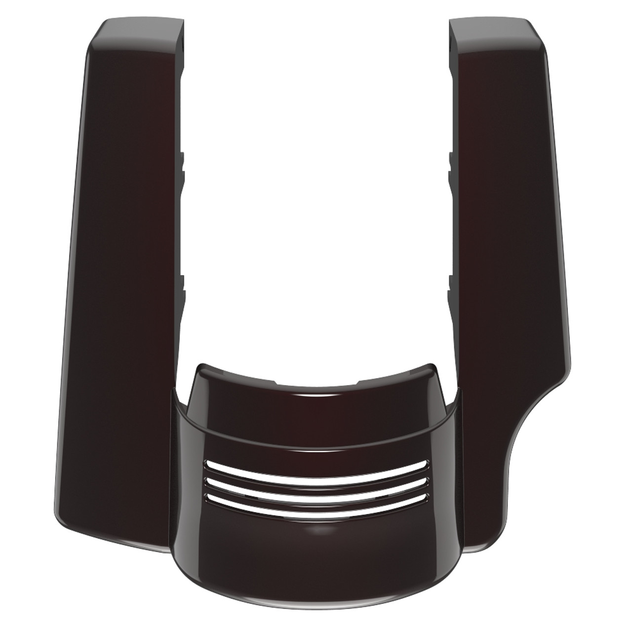 AdvanBlack Single Cutout Black Forest Stretched Rear Fender Extension For 2014+ Harley Davidson Touring Models