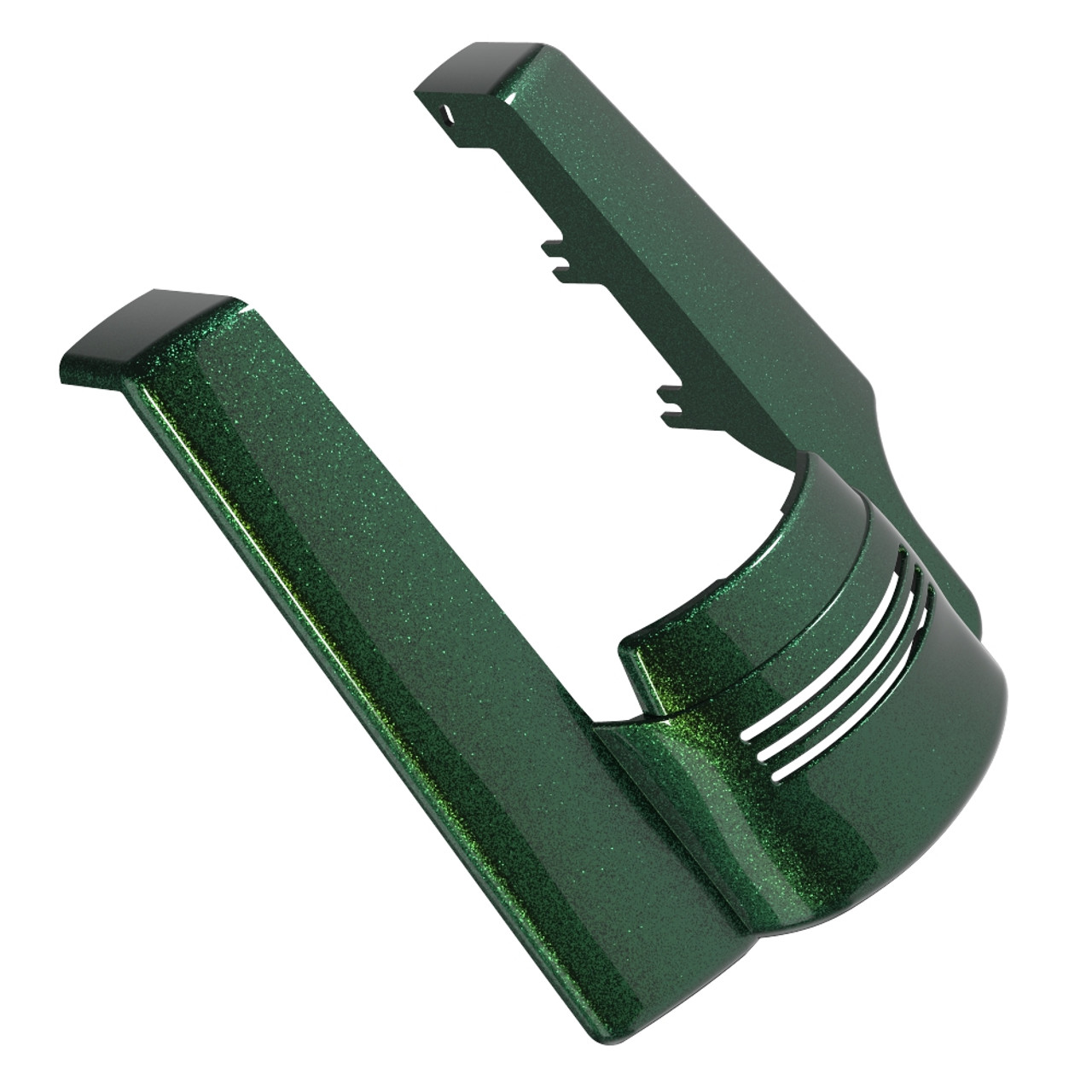 Advanblack Single Cutout Hard Candy Chameleon Stretched Rear Fender Extension For 2014+ Harley Davidson Touring Models