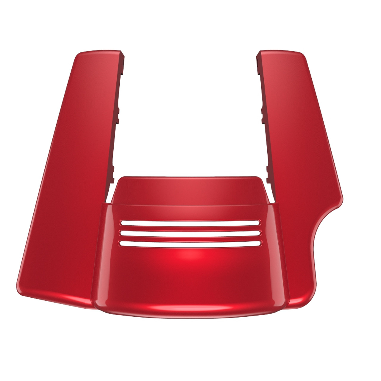 AdvanBlack Single Cutout Sunset Orange Stretched Rear Fender Extension For 2014+ Harley Davidson Touring Models