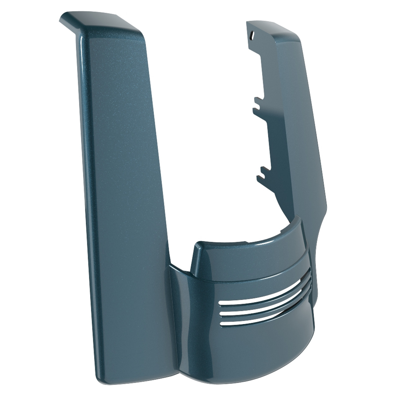 Advanblack Single Cutout Spruce Stretched Rear Fender Extension For 2014+ Harley Davidson Touring Models