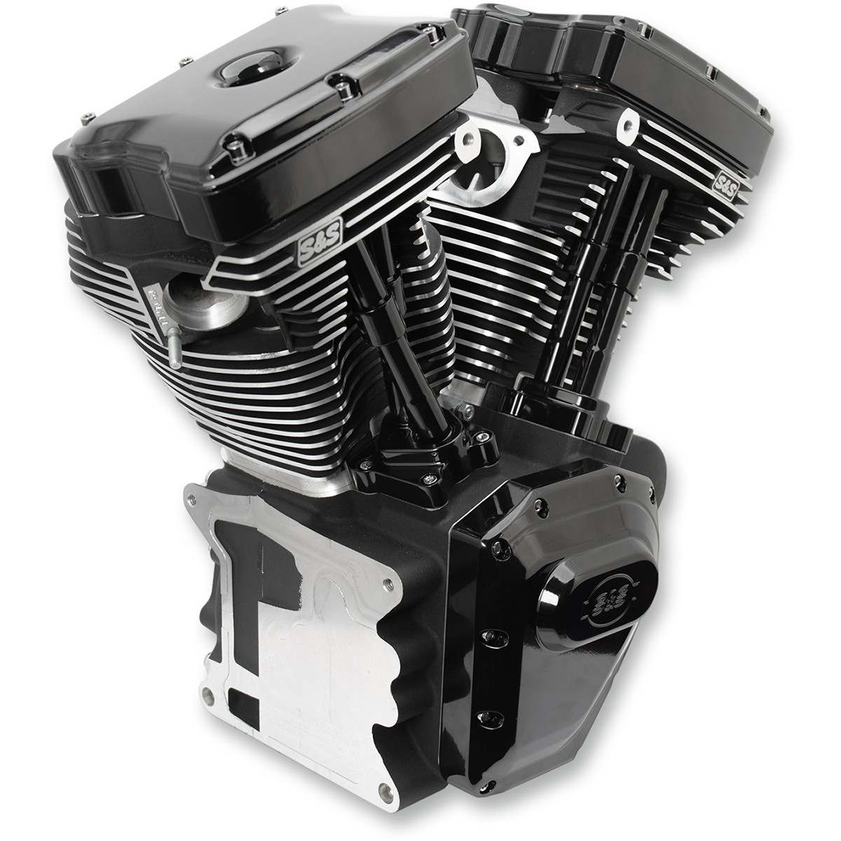 S&S Cycle #310-0900A - T124 Long Block Engine - Black - FXD | FXDWG
