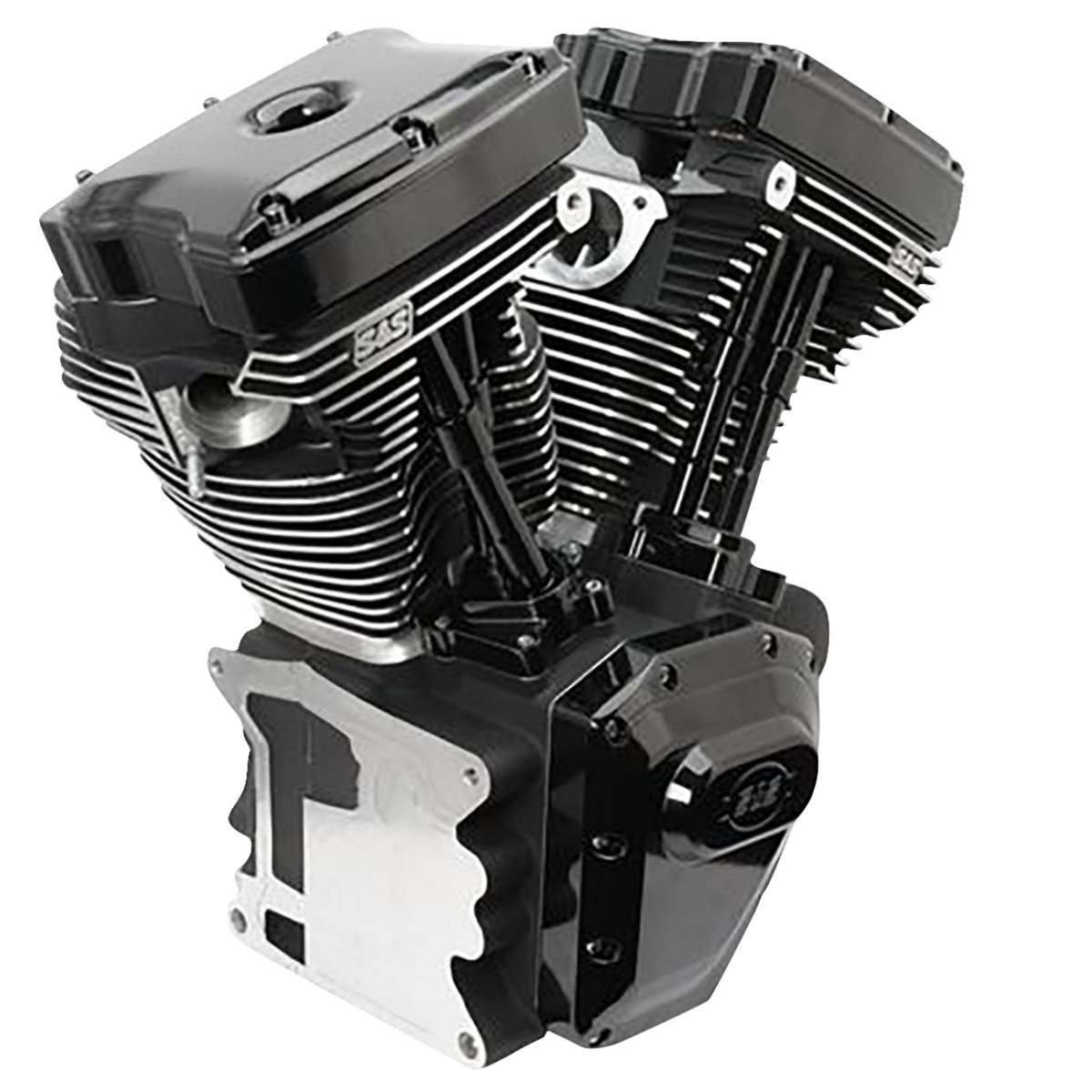 S&S Cycle #310-0833A - T143 Long Block Engine - Black Edition - Touring | Dyna