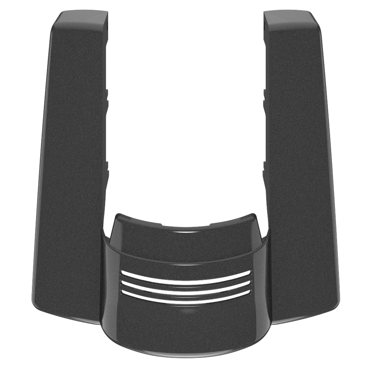 AdvanBlack No Cutout Black Hole Stretched Rear Fender Extension For 2014+ Harley Davidson Touring Models