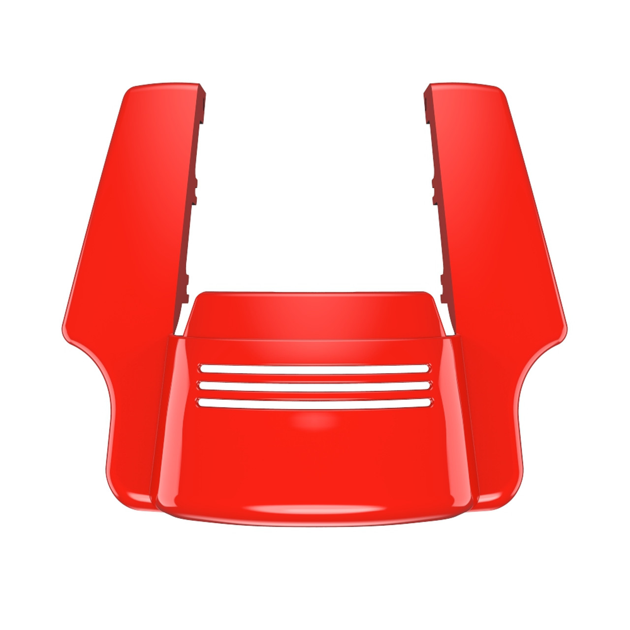 Advanblack Dual Cutout Performance Orange Stretched Rear Fender Extension For 2014+ Harley Davidson Touring Models
