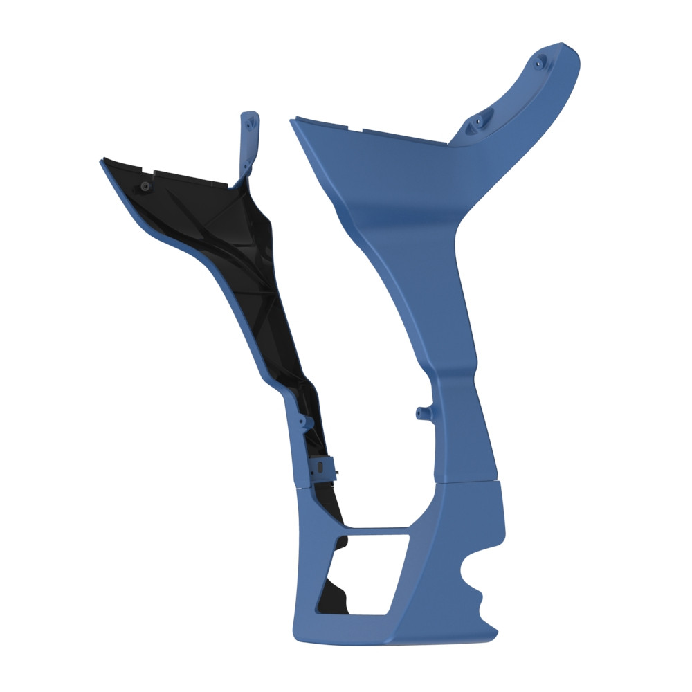 Legend Blue Denim Fairing Spoiler Kit for Harley Road Glide 2017-later