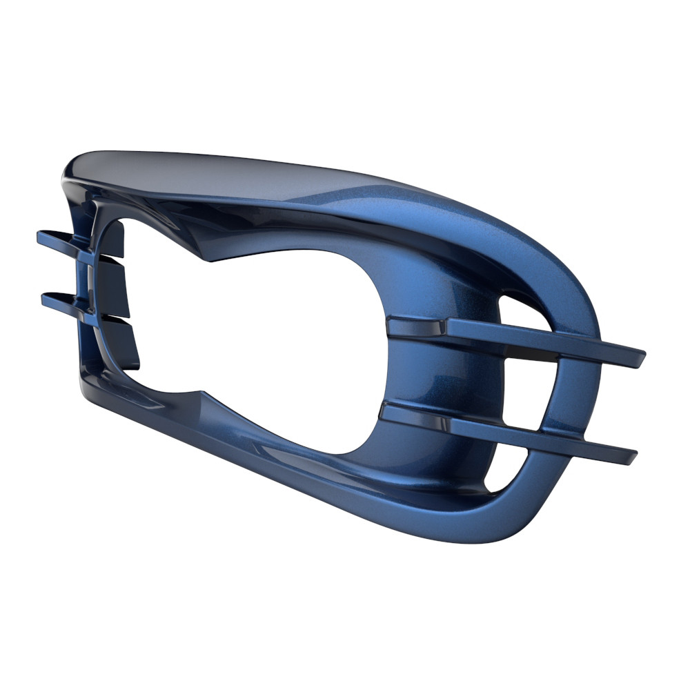 Big Blue Pearl Headlight Bezel For Harley Road Glide 2015 To 2022