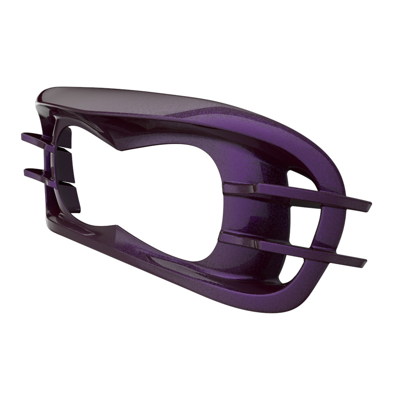 Hard Candy Mystic Purple Flake Headlight Bezel For Harley Road Glide 2015 To 2022