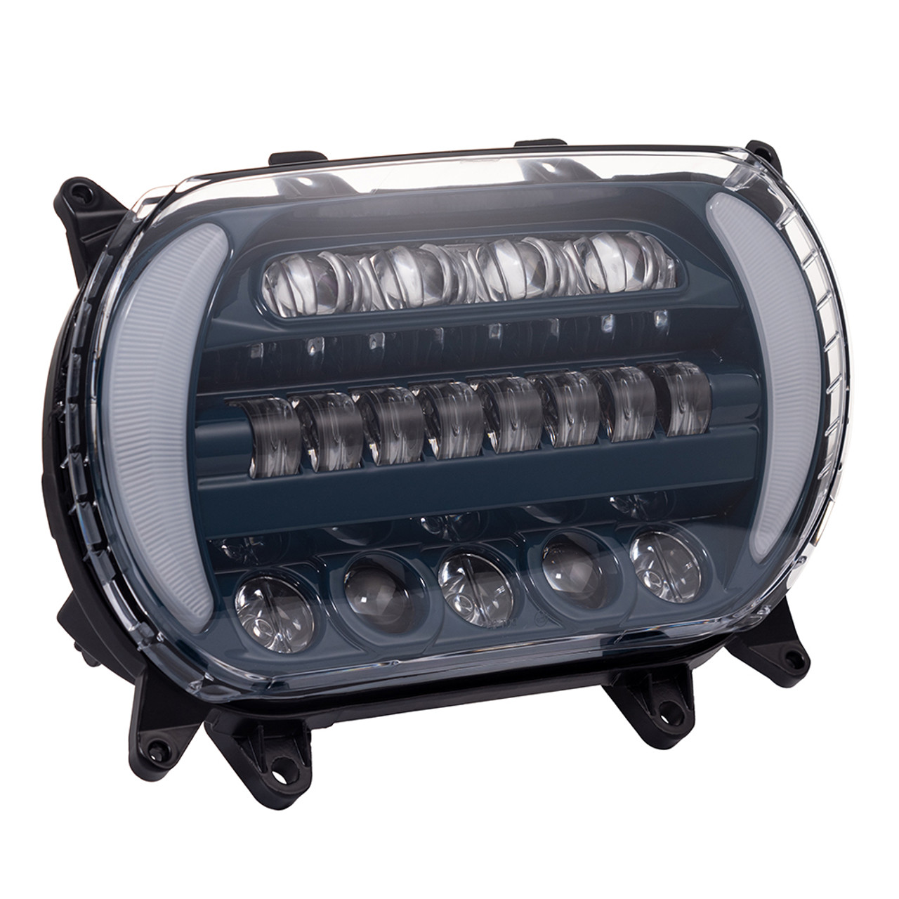 Billiard Teal Attack Headlight For 2015up Road Glide