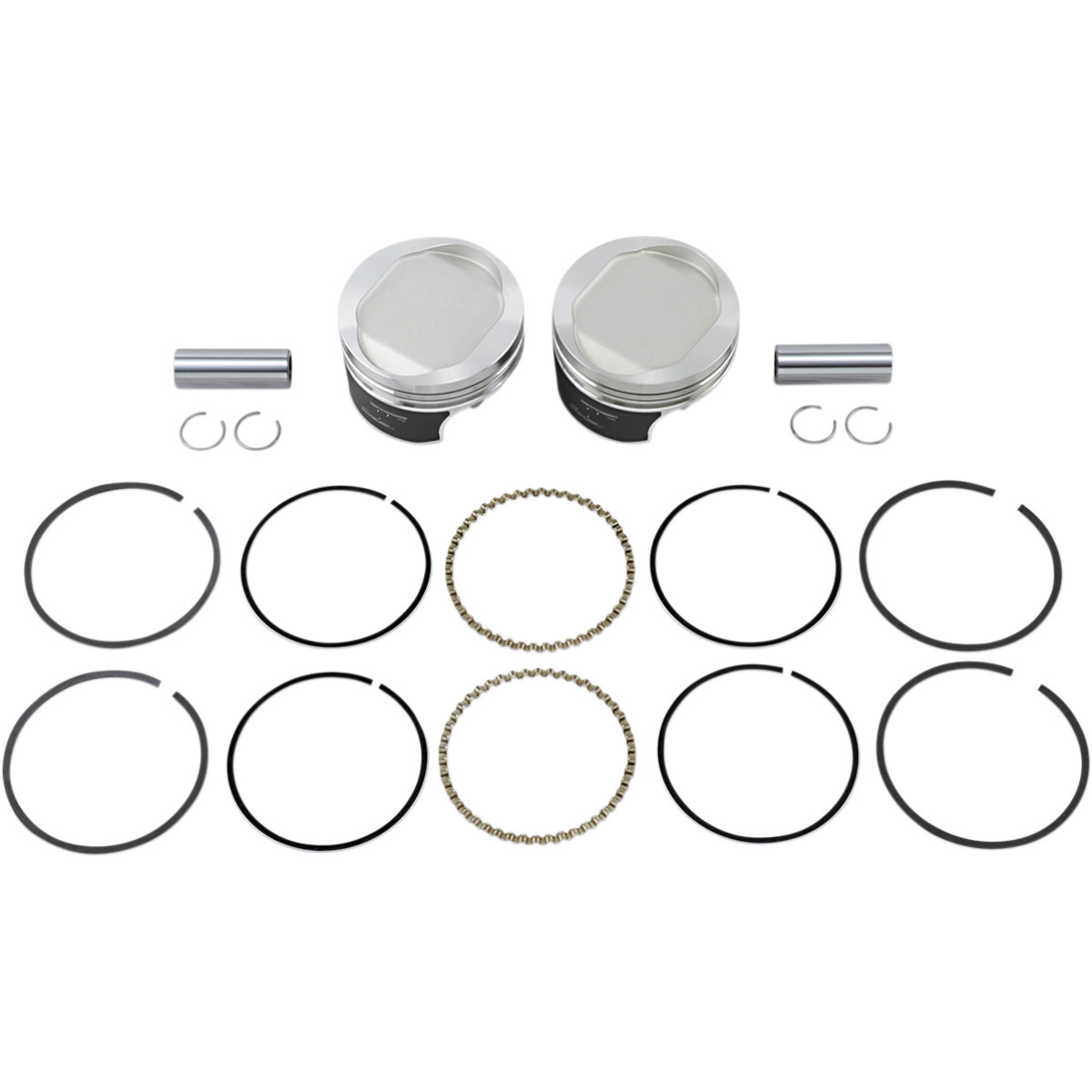 Wiseco #K0213P3 - Tracker™ Series Piston Kit - 3.528" - 883 cc Bored to 1200 cc - +0.030" - 883 XL