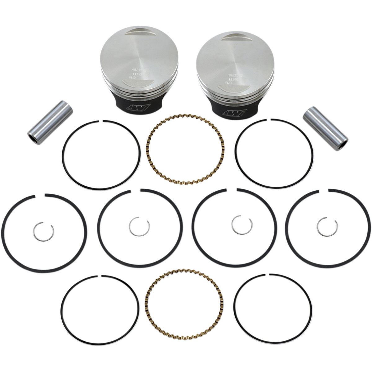 Wiseco #K0215PS - Tracker™ Series Piston Kit - 3.498"- 1340 cc 80 Cubic Inch - Standard - Evolution