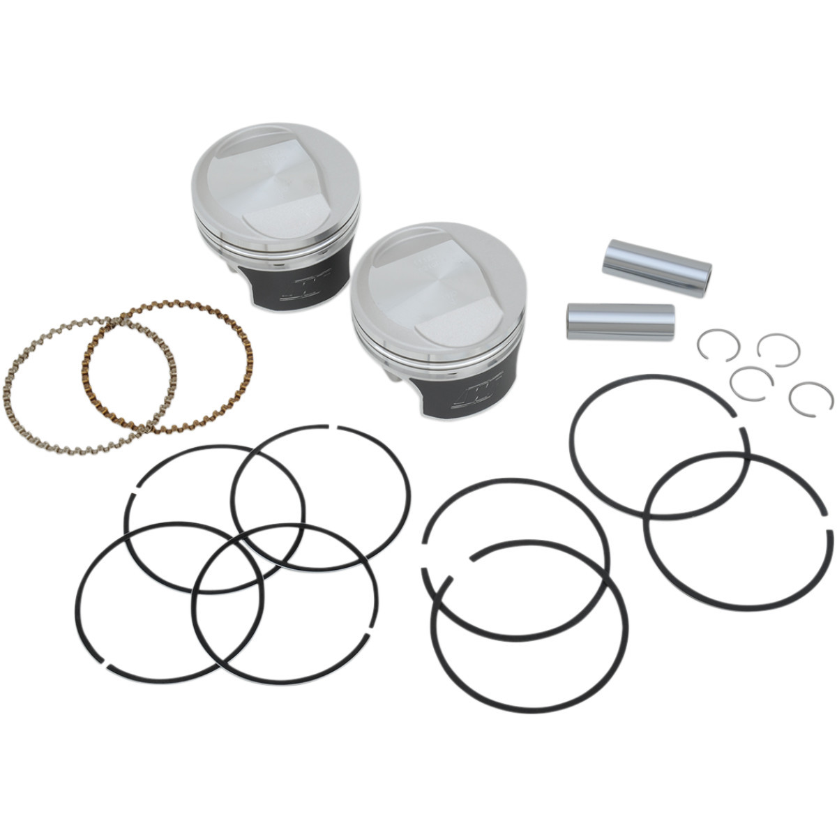 Wiseco #K0216P3 - Tracker™ Series Piston Kit - 3.528" - 1340 cc 80 Cubic Inch - +0.030" - Evolution