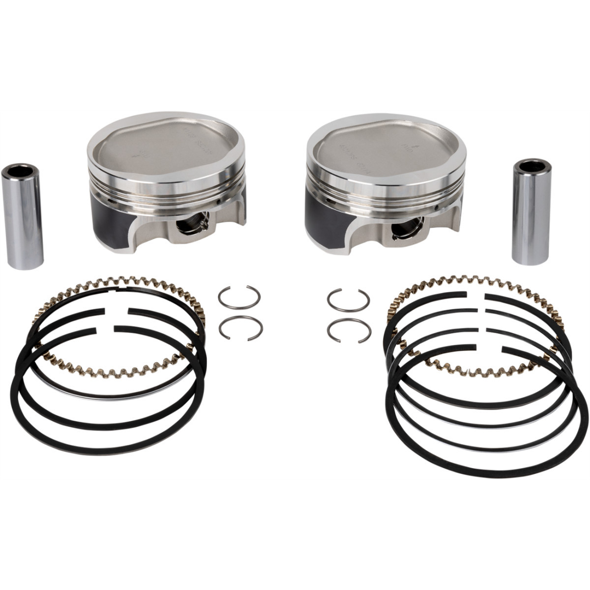 Wiseco #K0212PS - Tracker™ Series Piston Kit - 3.498" - 883 cc Bored to 1200 cc - Standard - 883 XL