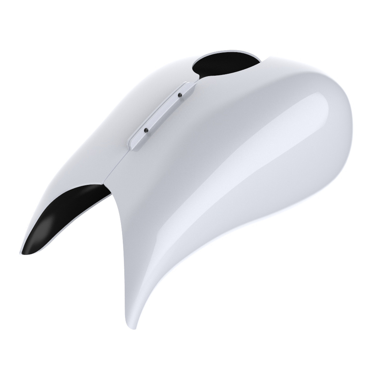 Advanblack Crushed ICE Pearl Extended Stretched Tank Cover for Harley 2008-2020 Street Glide & Road Glide