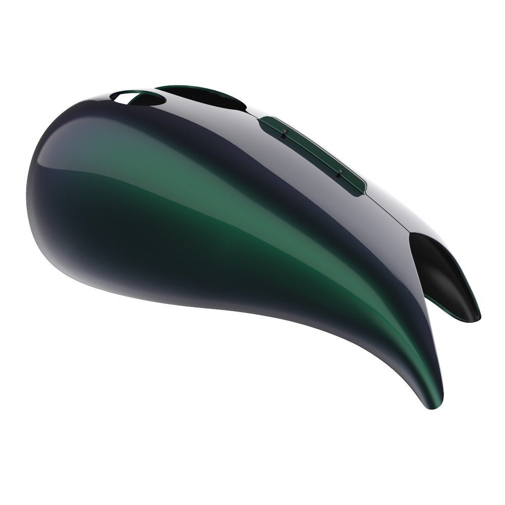 Advanblack Snake Venom Extended Stretched Tank Cover for Harley 2008-2020 Street Glide & Road Glide