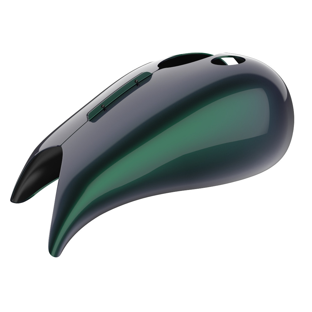 Advanblack Snake Venom Extended Stretched Tank Cover for Harley 2008-2020 Street Glide & Road Glide