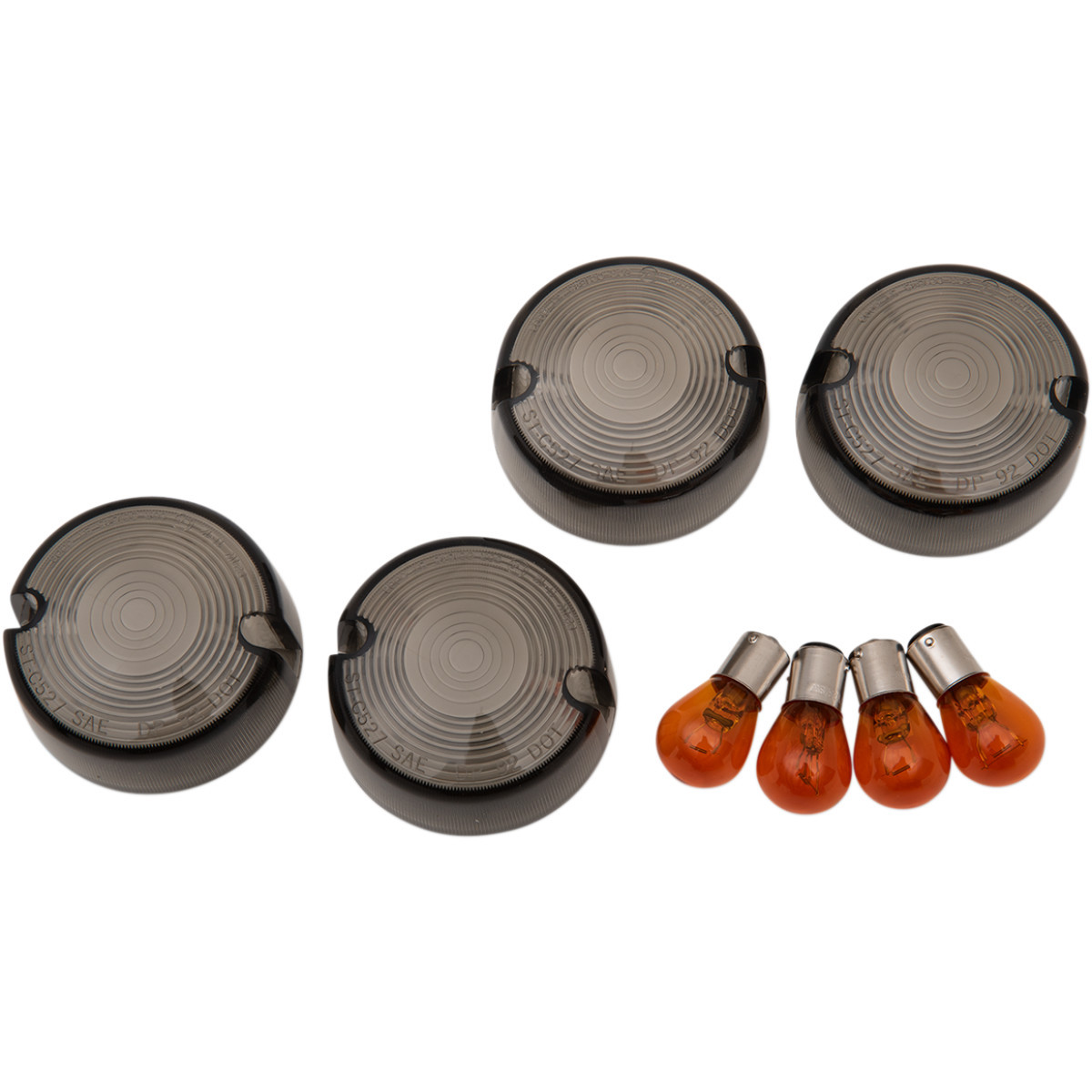 Drag Specialties - Smoked Dome Lens Kit - '86-'01
