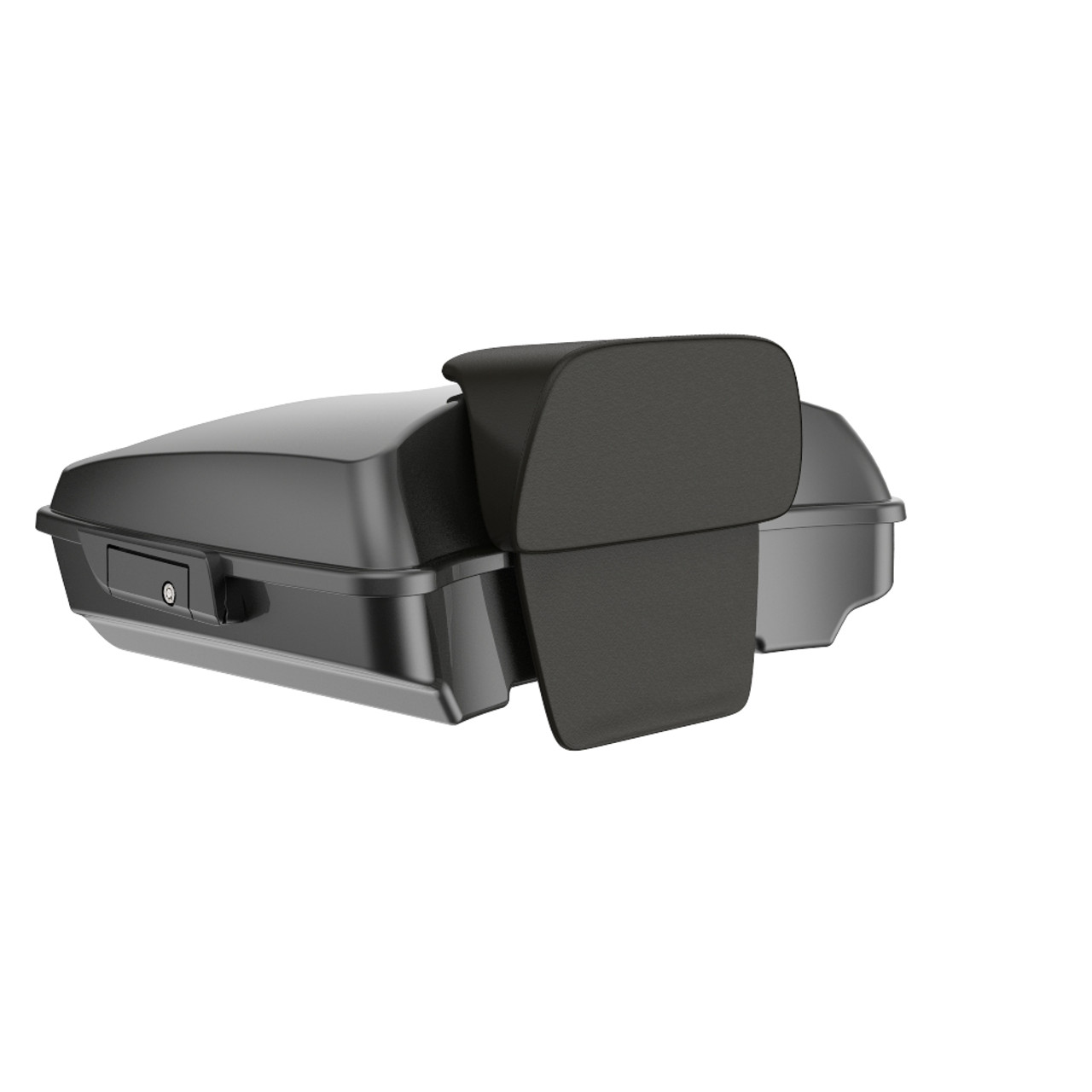 Gray Haze Rushmore Razor Tour Pack Pad Black Latch Hardware For  '97-'22 Harley Touring / Softail