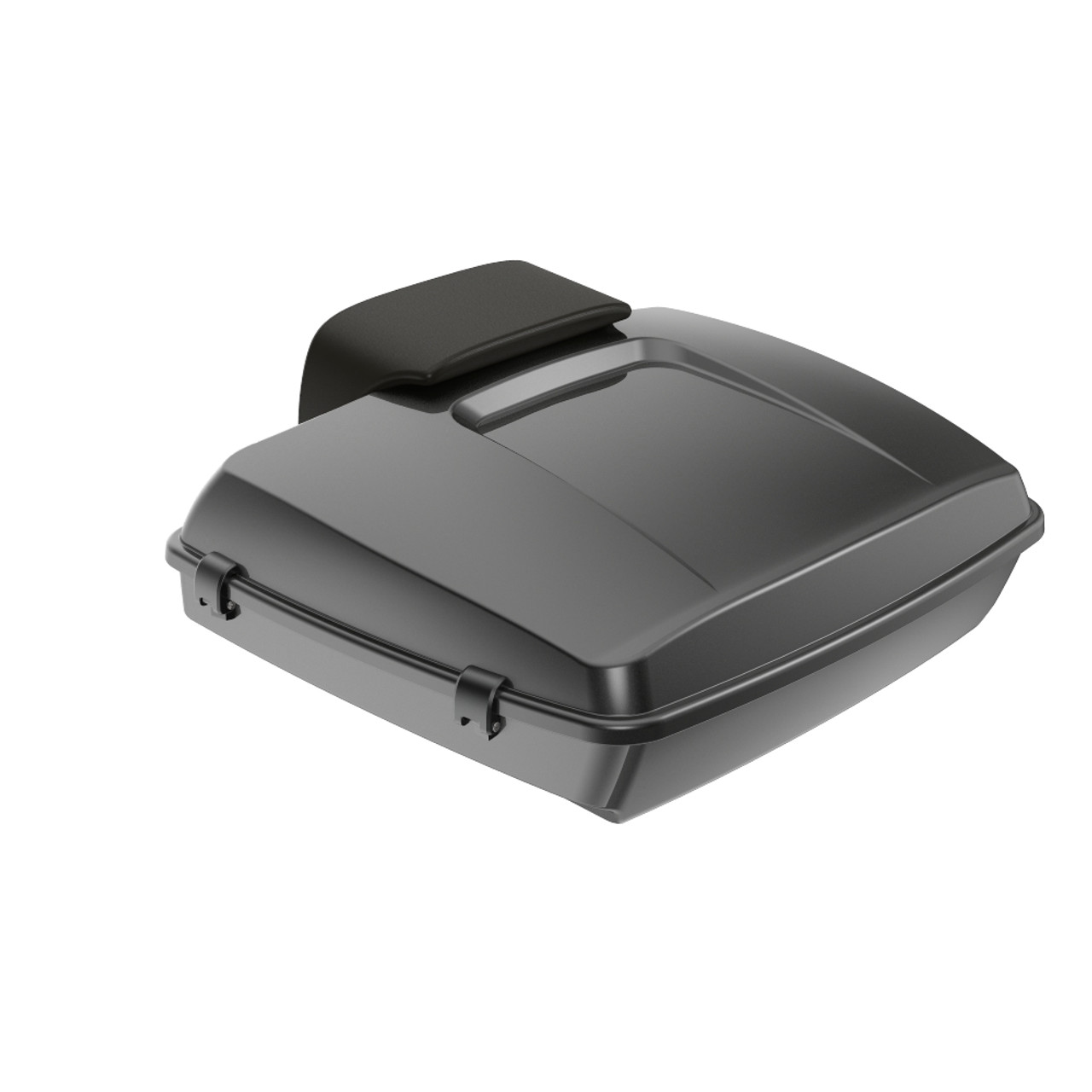 Gray Haze Rushmore Razor Tour Pack Pad Black Latch Hardware For  '97-'22 Harley Touring / Softail