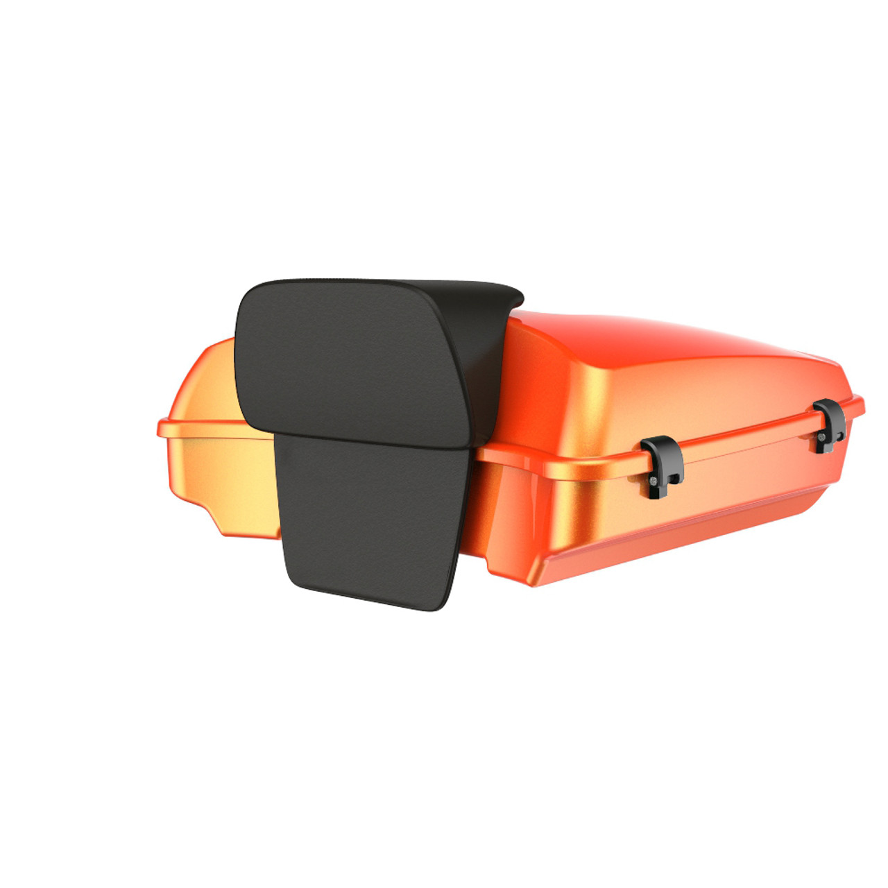 Advanblack Tequila Sunrise Razor Tour Pack Pad Luggage Trunk For '97-'21 Harley Touring Street Electra Road Glide