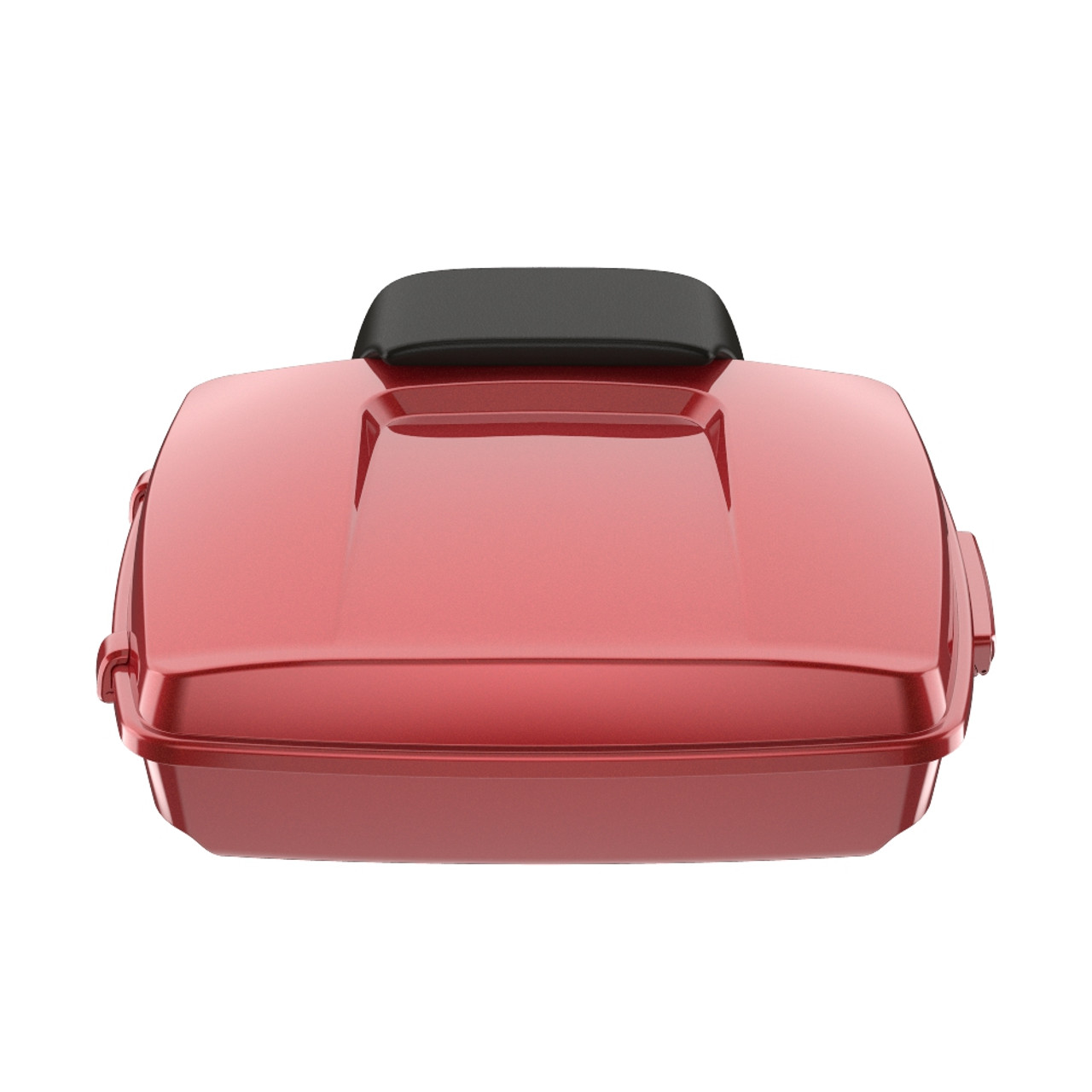Ember Red Sunglo Razor Tour Pack Pad Luggage Trunk For '97-'23 Harley Touring