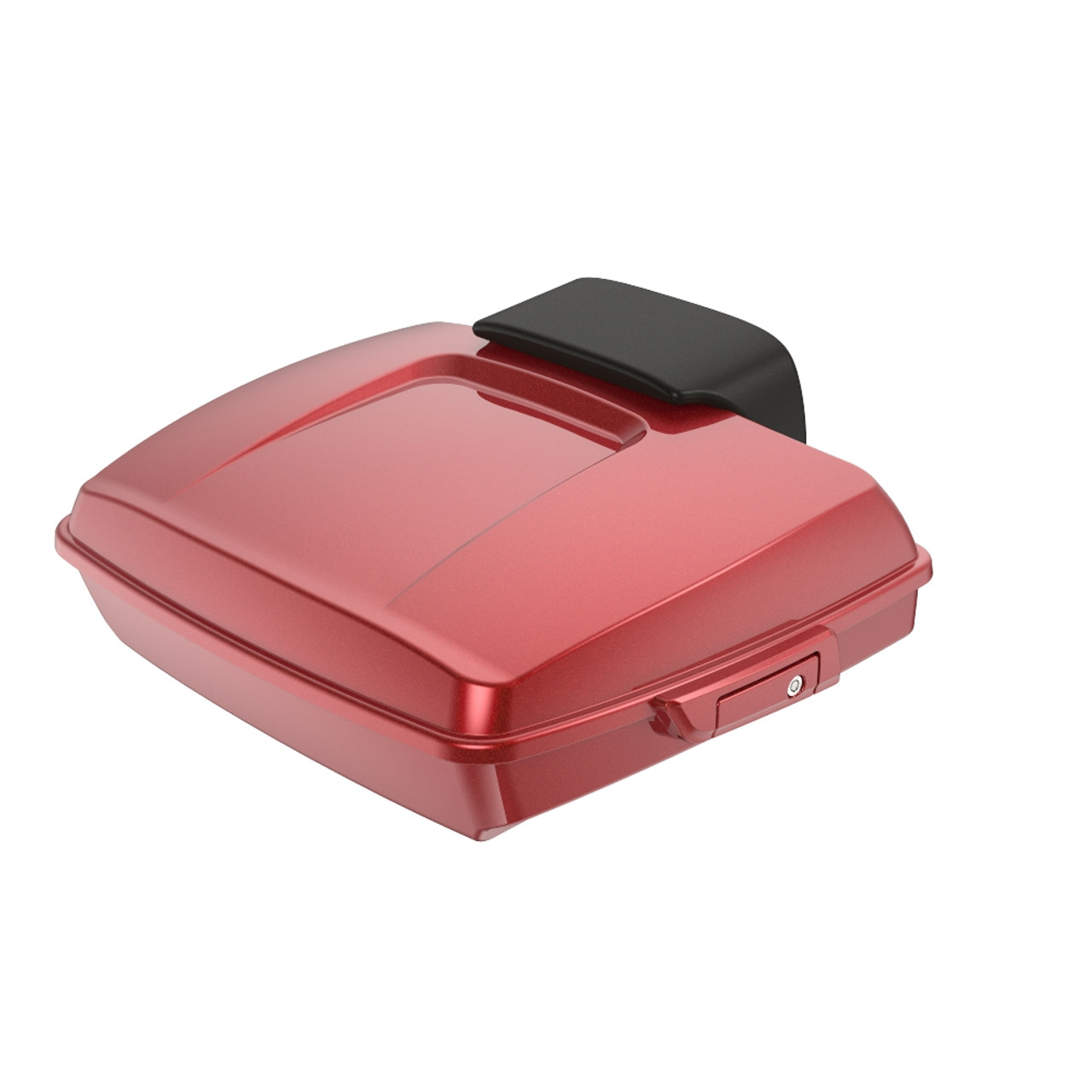 Ember Red Sunglo Razor Tour Pack Pad Luggage Trunk For '97-'23 Harley Touring