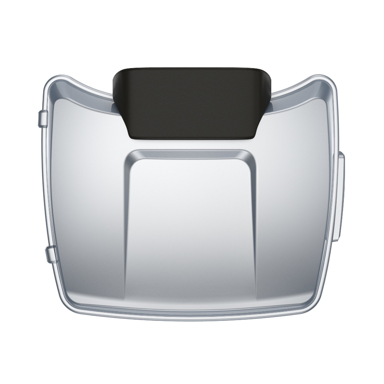 Barracuda Silver Razor Tour Pack Pad Luggage Trunk For '97-'23 Harley Touring