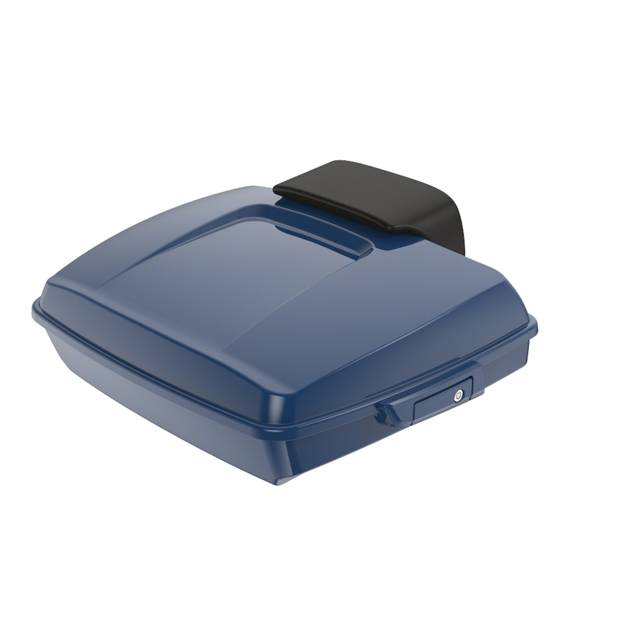 Billiard Blue Razor Tour Pack Pad Luggage Trunk For '97-'23 Harley Touring