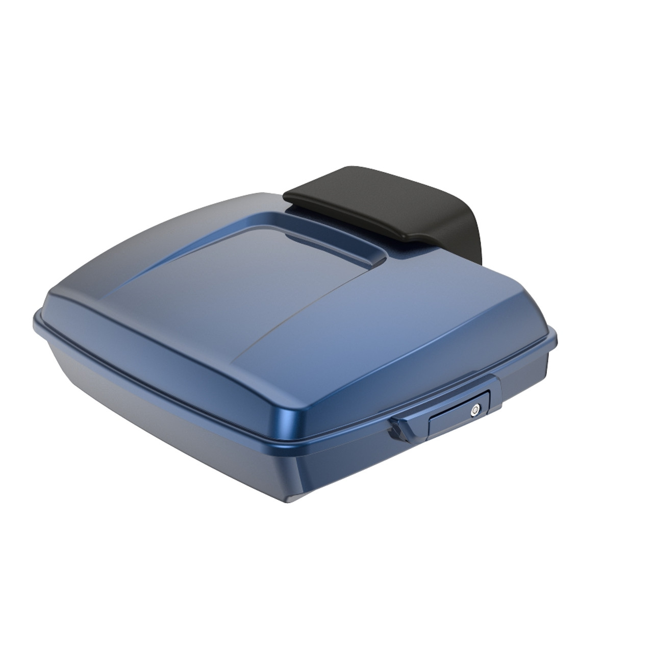 Big Blue Pearl Razor Tour Pack Pad Luggage Trunk For '97-'23 Harley Touring