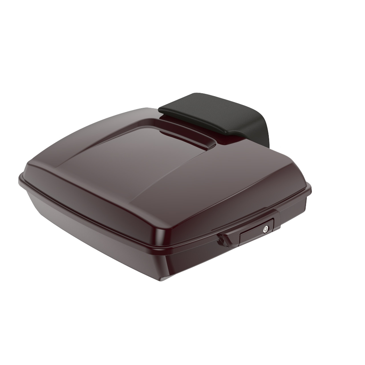 Billiard Burgundy Razor Tour Pack Pad Luggage Trunk For '97-'23 Harley Touring