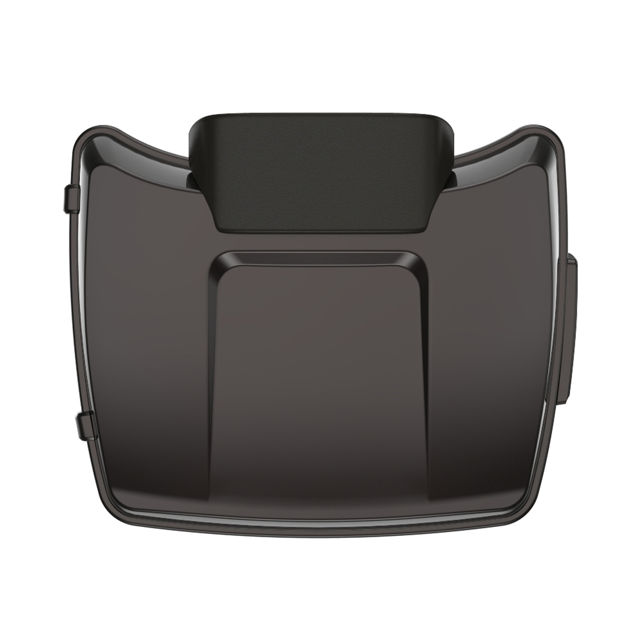 Black Jack Metallic Razor Tour Pack Pad Luggage Trunk For '97-'23 Harley Touring