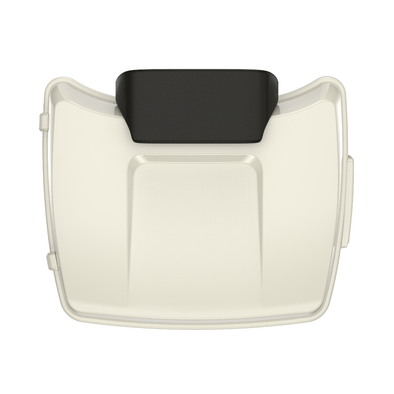 Birch White Razor Tour Pack Pad Luggage Trunk For '97-'23 Harley Touring