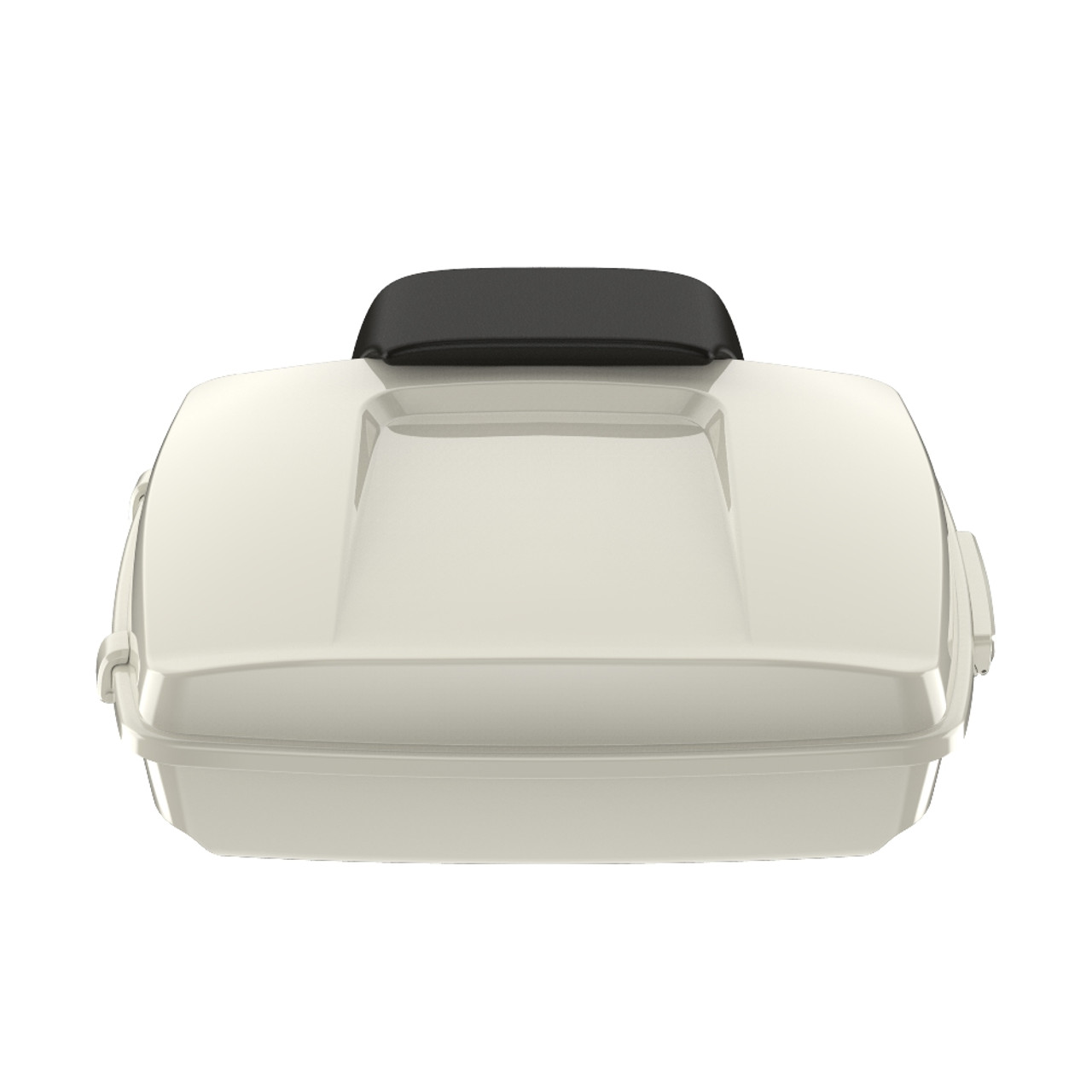 Birch White Razor Tour Pack Pad Luggage Trunk For '97-'23 Harley Touring