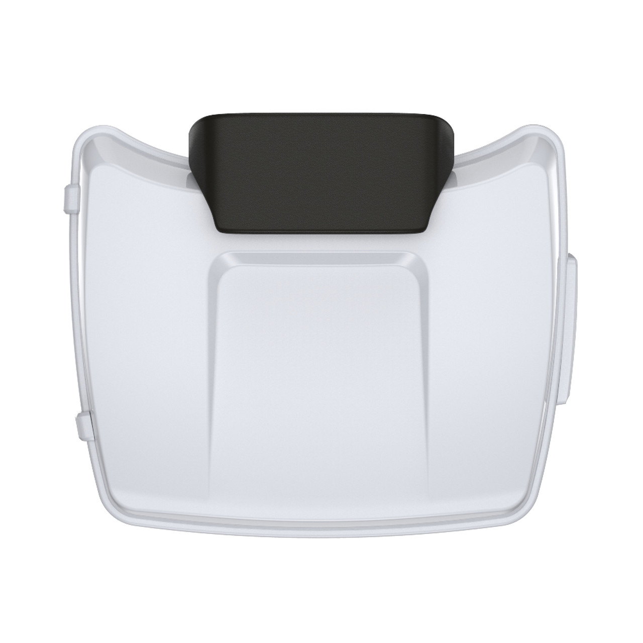 Crushed Ice Pearl Razor Tour Pack Pad Luggage Trunk For '97-'23 Harley Touring