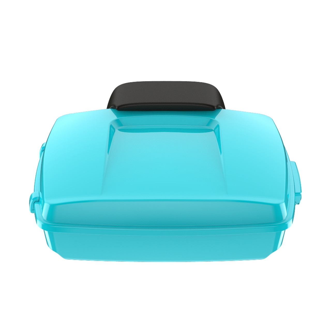 Frosted Teal Razor Tour Pack Pad Luggage Trunk For '97-'23 Harley Touring