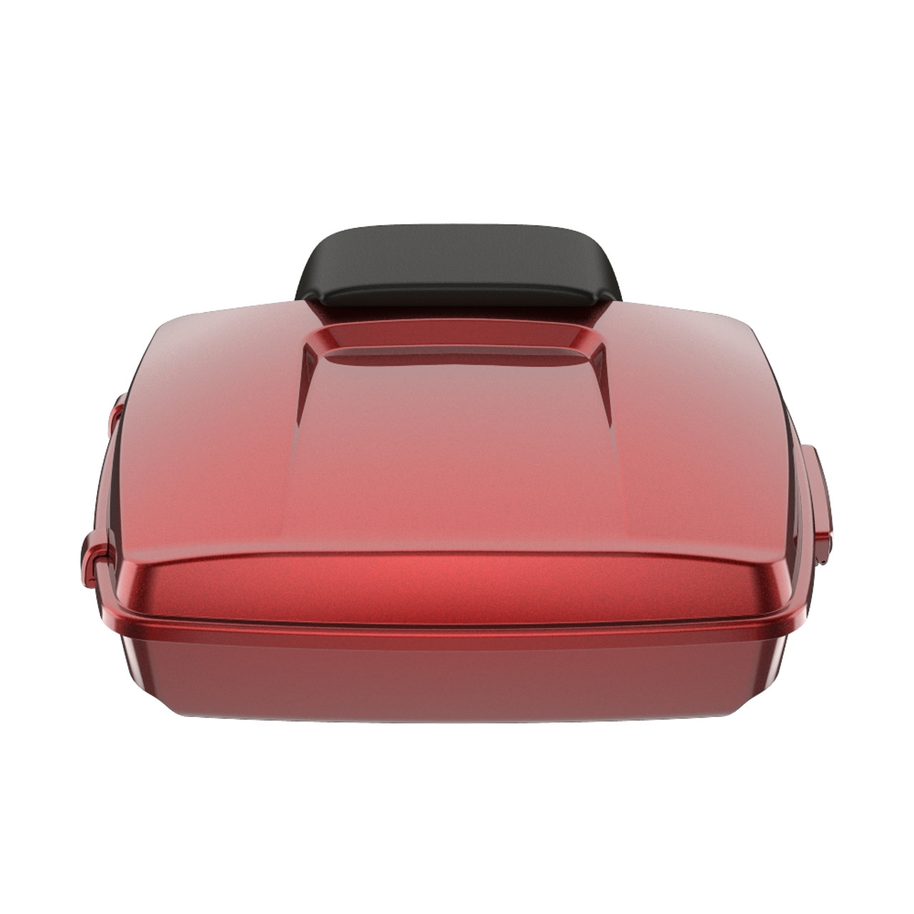 Hard Candy Hot Rod Red Flake Razor Tour Pack Pad Luggage Trunk For '97-'23 Harley Touring