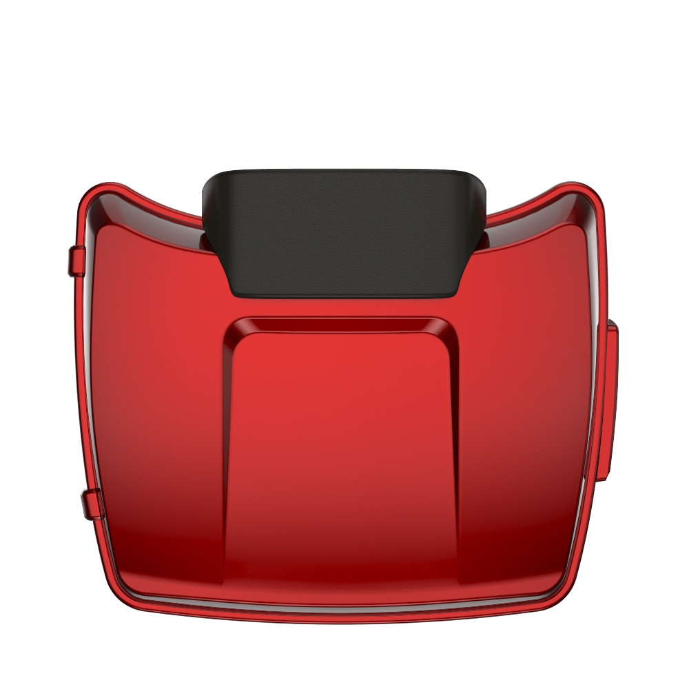 Heirloom Red Fade Razor Tour Pack Pad Luggage Trunk For '97-'23 Harley Touring