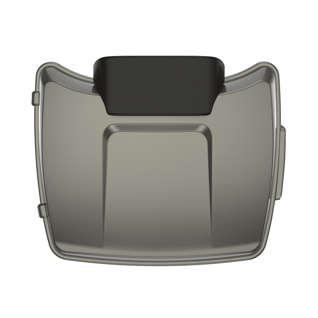 Industrial Gray Razor Tour Pack Pad Luggage Trunk For '97-'23 Harley Touring
