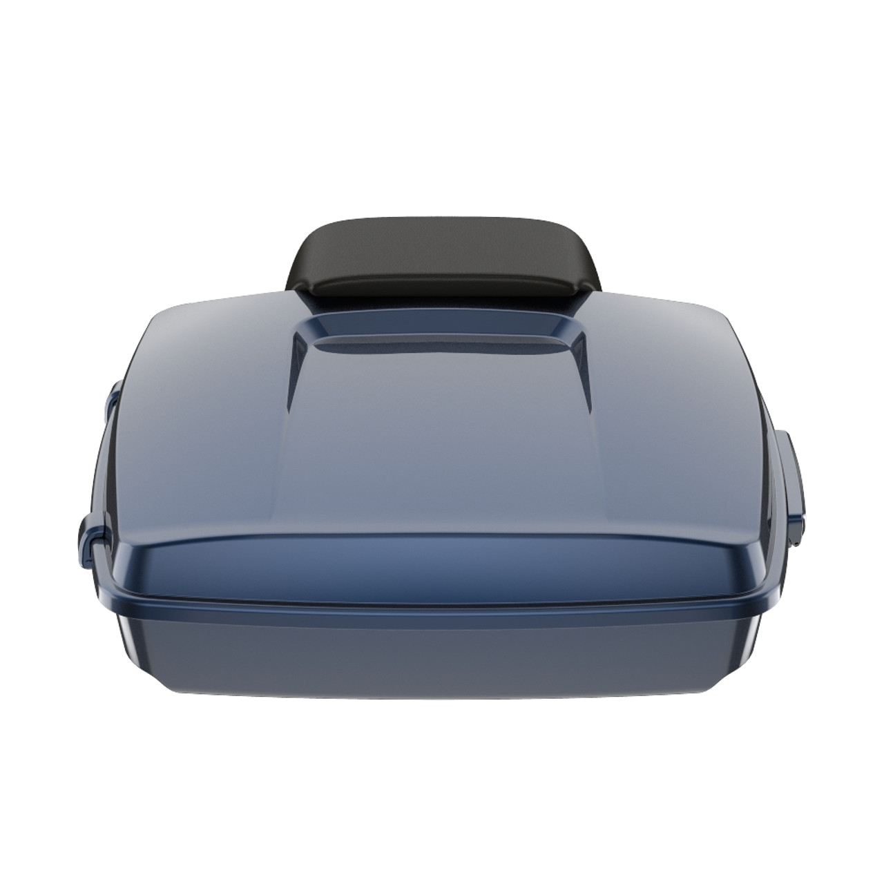 Midnight Blue Razor Tour Pack Pad Luggage Trunk For '97-'23 Harley Touring