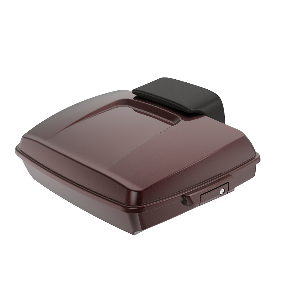 Merlot Sunglo Razor Tour Pack Pad Luggage Trunk For '97-'23 Harley Touring