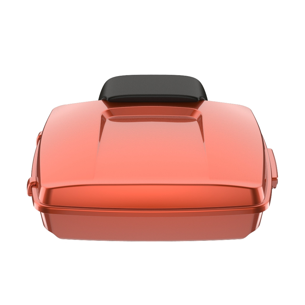 Orange Lava Razor Tour Pack Pad Luggage Trunk For '97-'23 Harley Touring