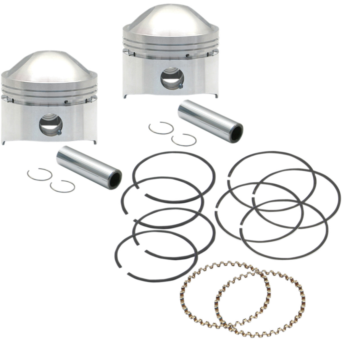 S&S Cycle #106-5519 - Piston Kit - High Compression - 80" Stock Motor - Standard