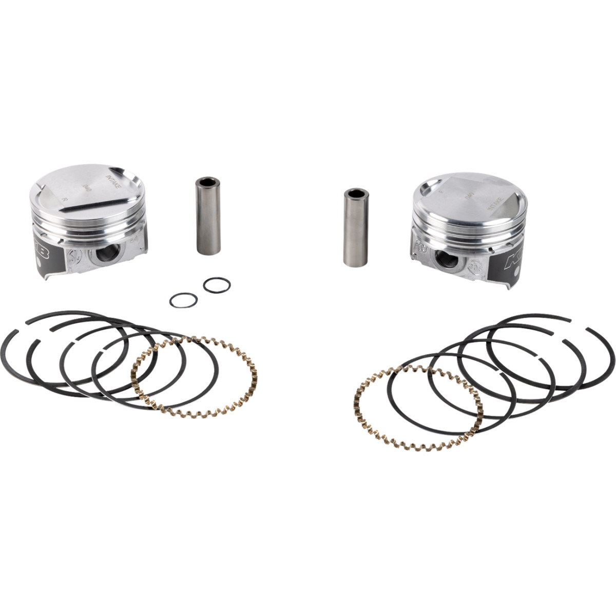 KB Performance #KB305.040 - Piston Kit - 3.498" +0.040" - 9.6:1 CR - 80" Evolution Big Twin
