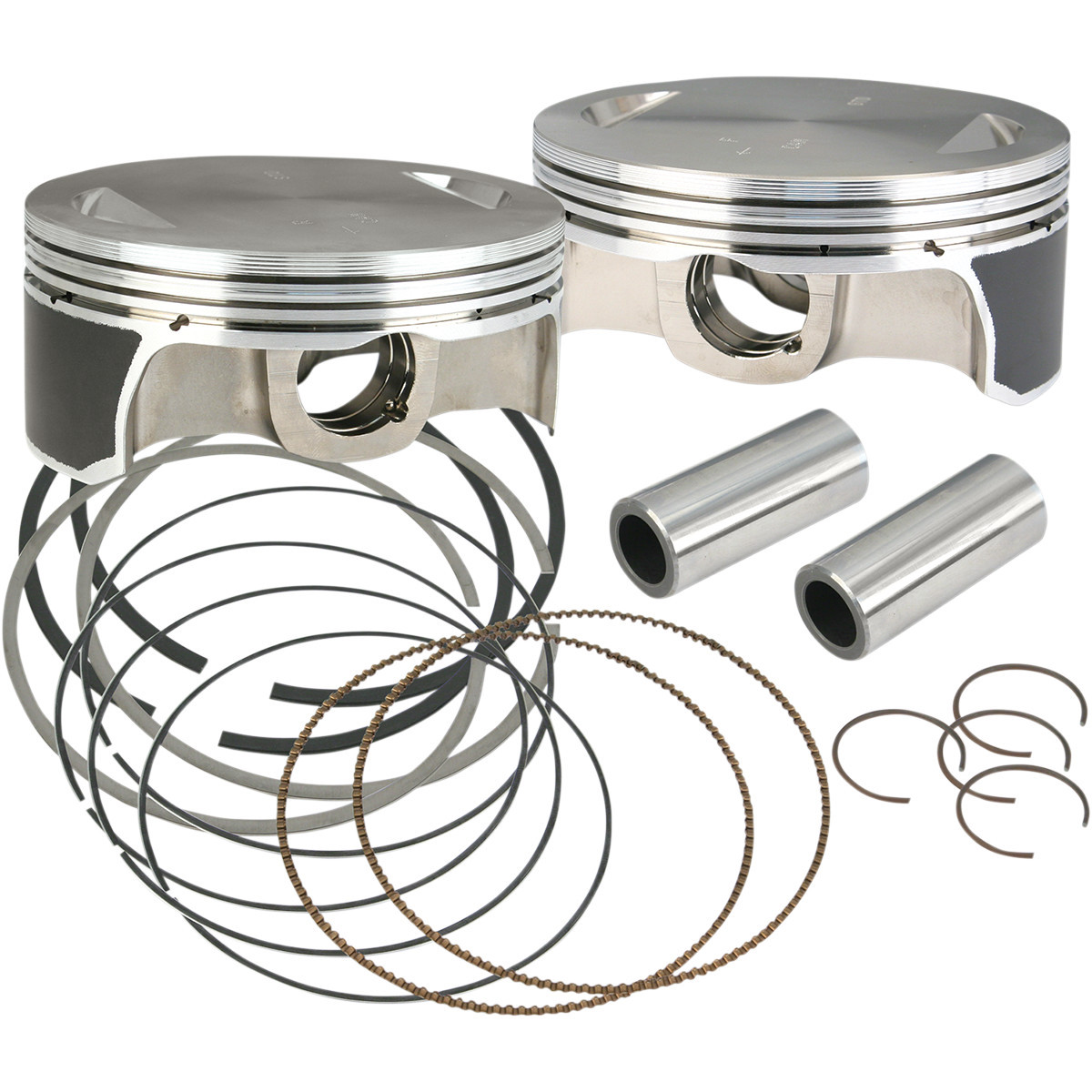 S&S Cycle #106-3964A - Piston Kit - For Hot Set Up Kits® - 4.125" +0.020" - 111"/117"/124" Engine
