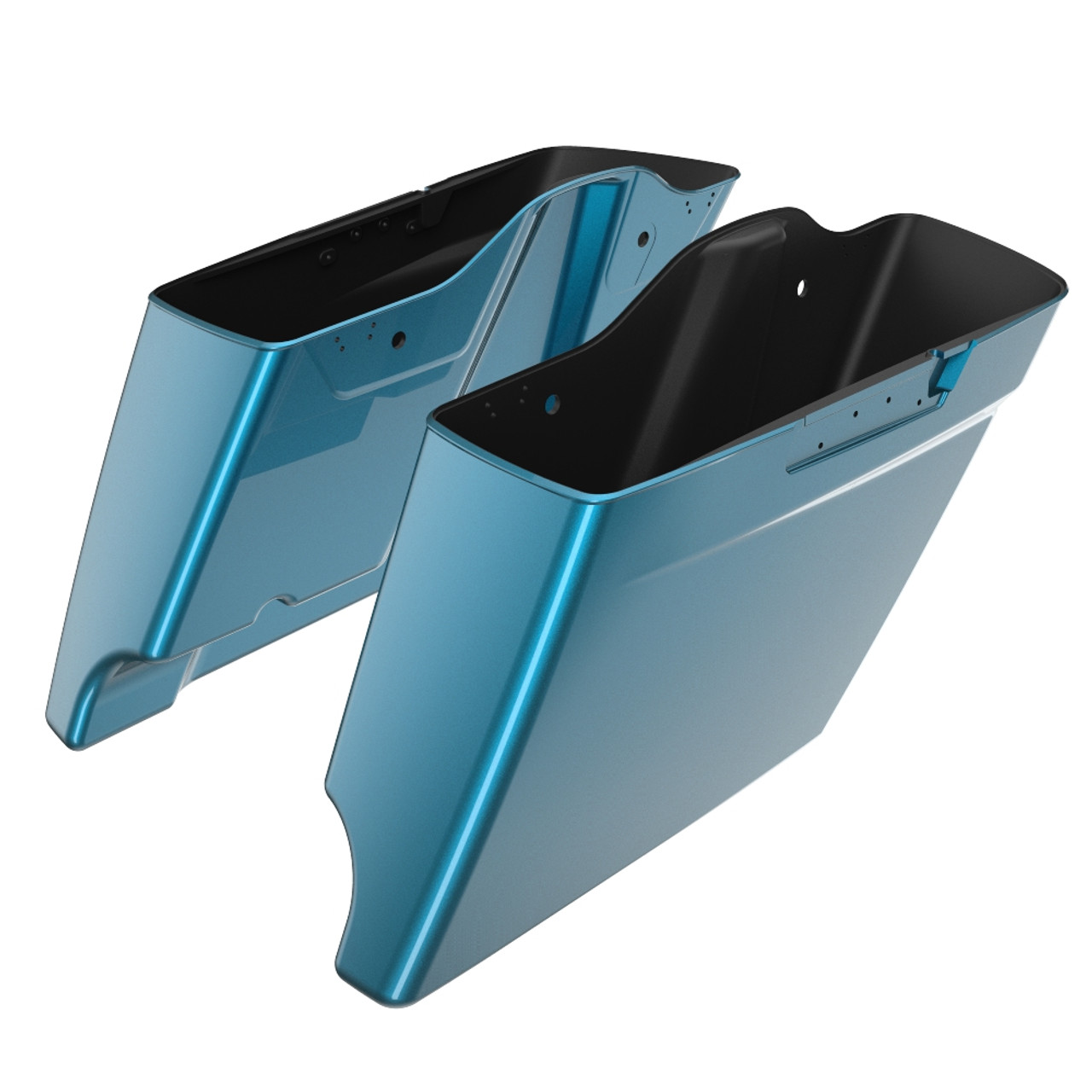 Combo Sales 10% OFF Advanblack Stretched Saddlebags Extended Side Covers Fender Extension for Harley Davidson 2014+ Touring