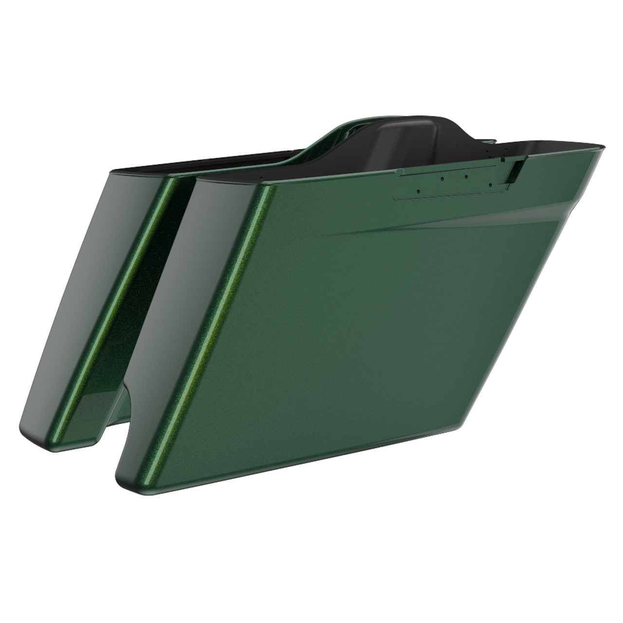 Advanblack Hard Candy Chameleon 2 into 1 Stretched Extended Saddlebag Bottoms for 2014+  Harley Davidson Touring