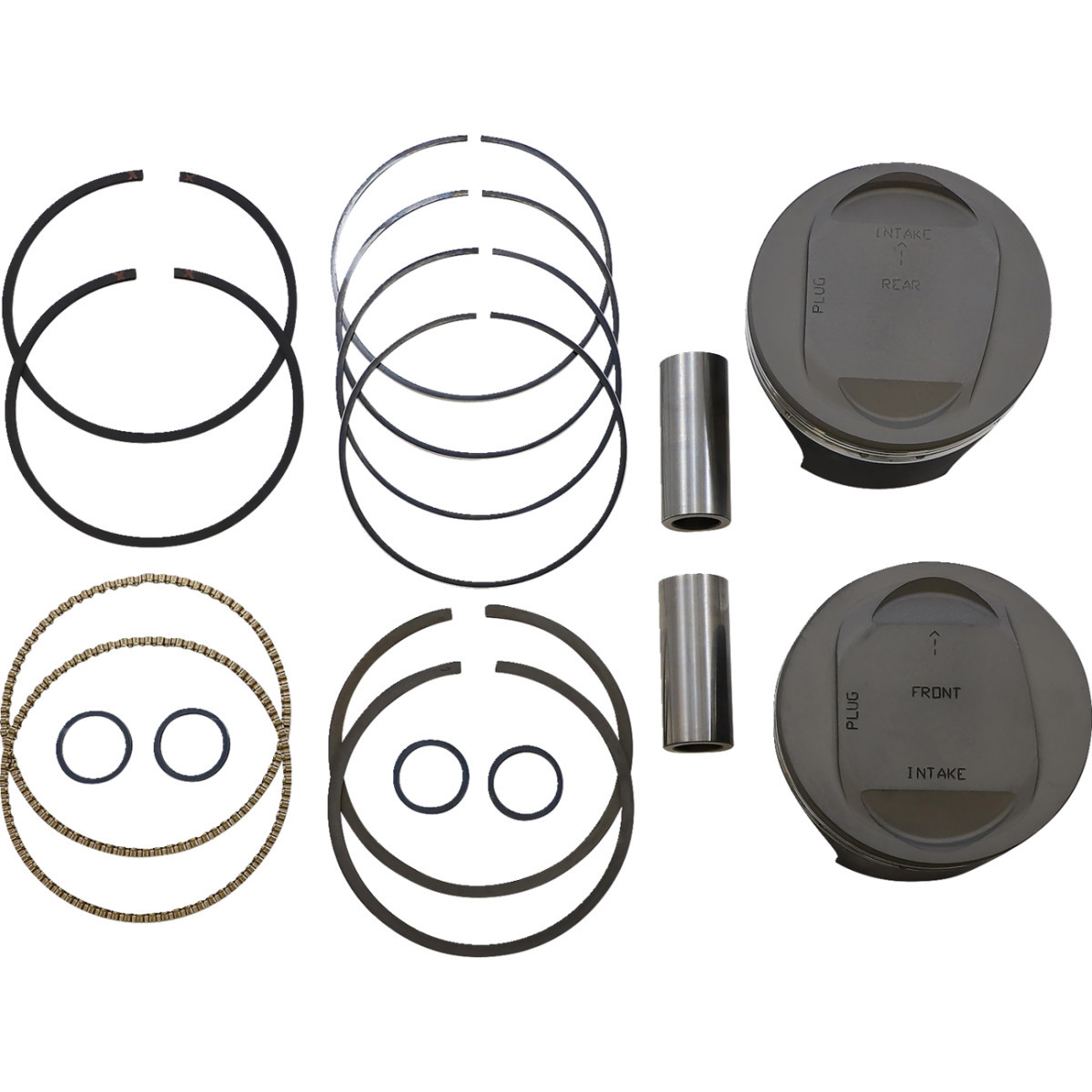KB Performance #KB909LCA.STD - Piston Kit - 3.875" Standard - 11.0:1 CR - 103" Twin Cam | Big Bore 96" to 103" w/ 85 cc Heads